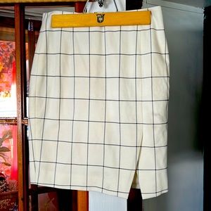 Banana Republic plaid skirt